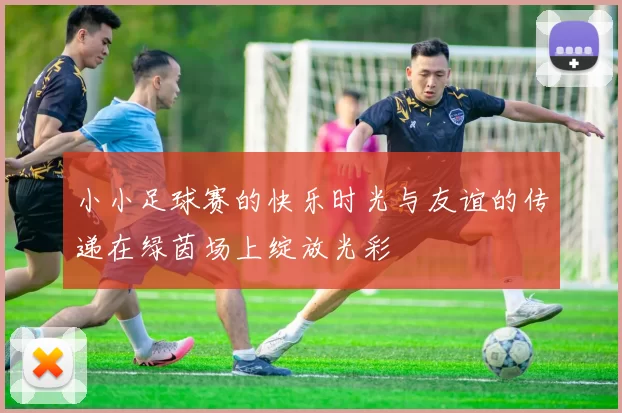 小小足球赛的快乐时光与友谊的传递在绿茵场上绽放光彩
